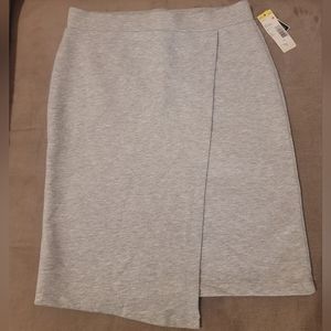 Metaphor - Light Grey asymmetrical skirt
